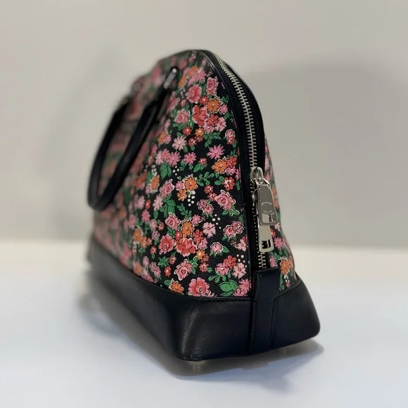 COACH 3pc Floral Sierra Satchel Handbag w/Wallets  Posey Cluster Coated Canvas - Picture 15 of 15